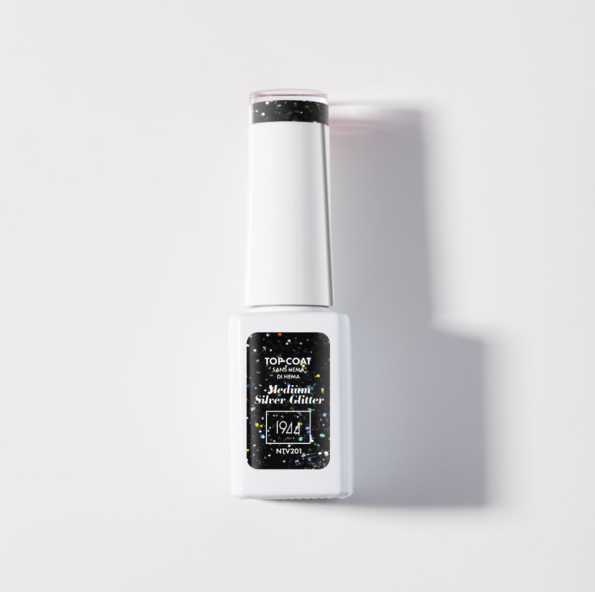 Le Top Coat – Medium Silver Glitter