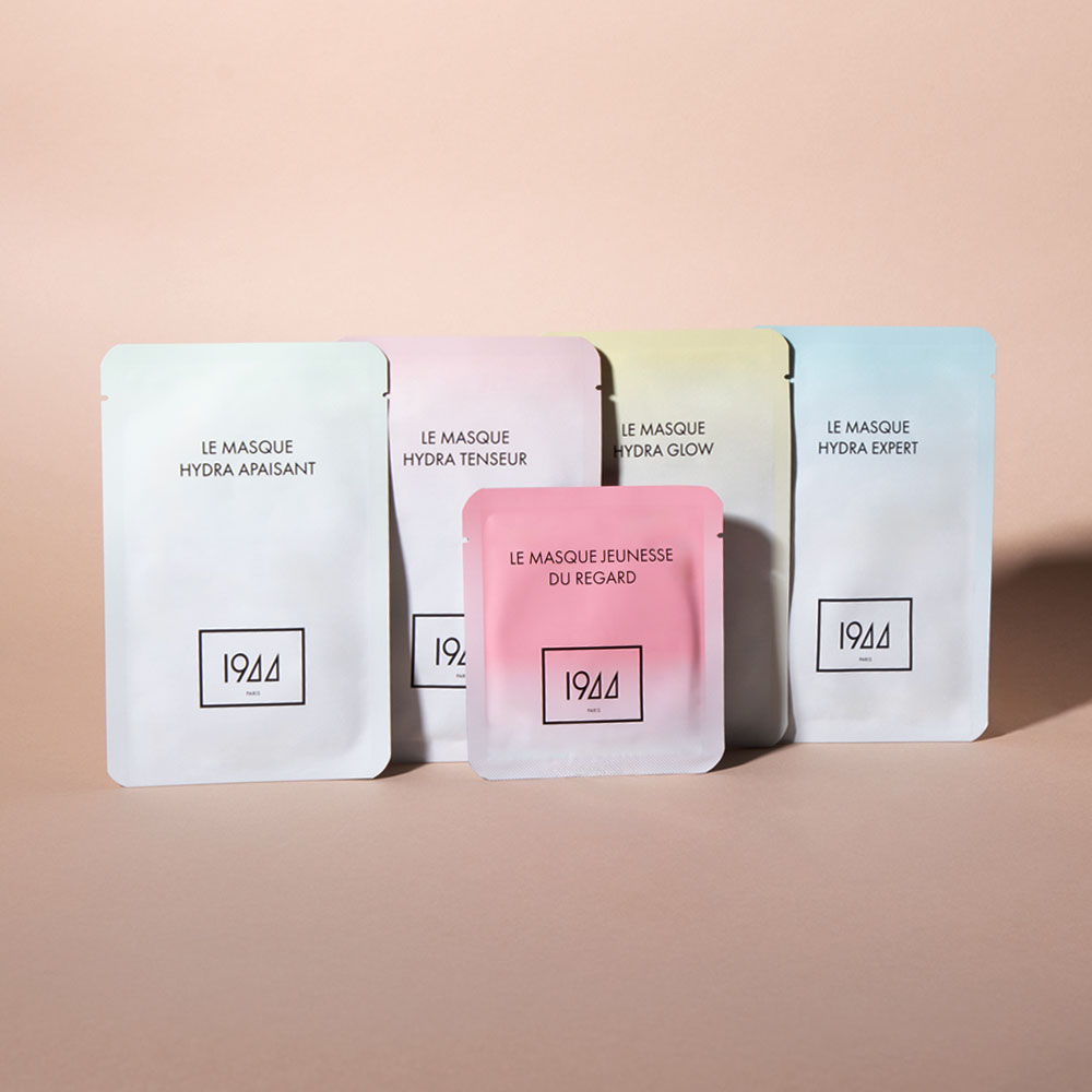 Kit 4 Masques Hydra + Sérum Éclat de Jeunesse | 1944 Paris | K-Beauty