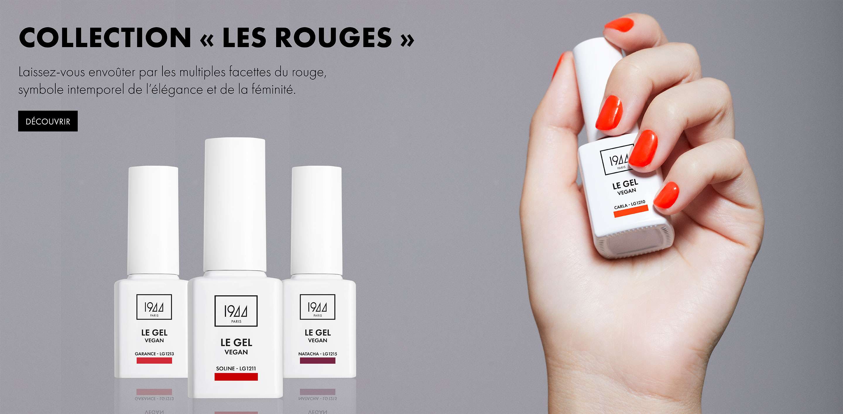 Collection Les Rouges - Gel Vegan - 1944 Paris