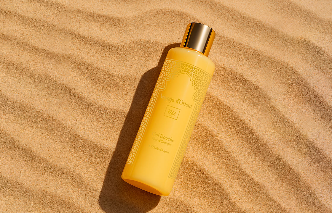 Le Gel Douche Voyage d'Orient à la Fleur d'Oranger ou Ambre Vanille Le Gel Douche Voyage d'Orient à la Fleur d'Oranger ou Ambre Vanille