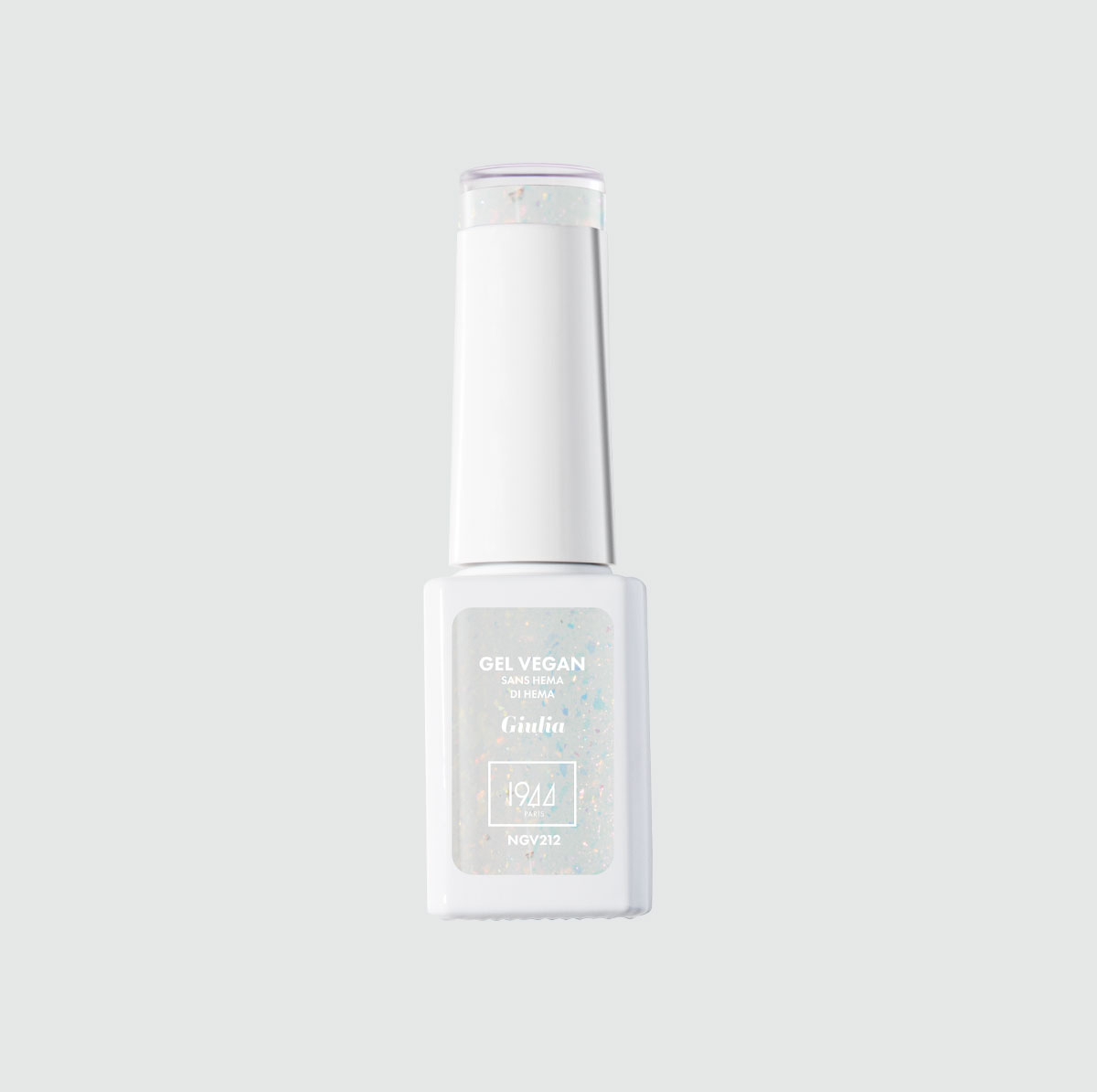 Le Gel Vegan Giulia - Collection Mariage - Blanc Givré Holographique