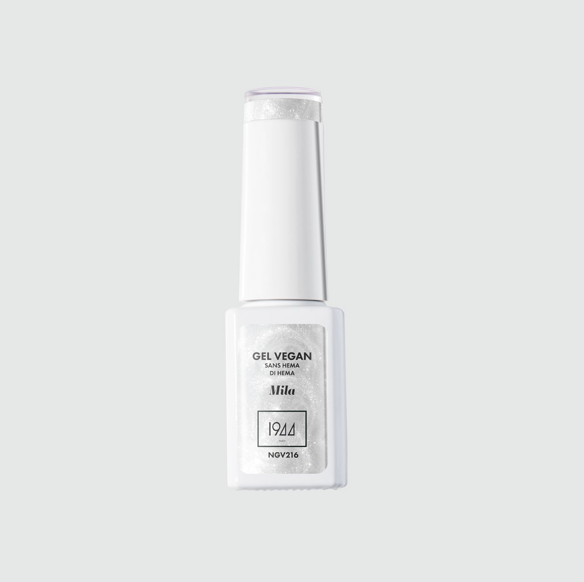 Le Gel Vegan Mila - Collection Mariage - Blanc Nacré Argenté