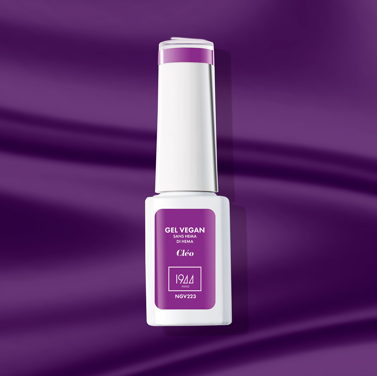 Le Gel Vegan Cléo - Collection Néon - Violet Profond