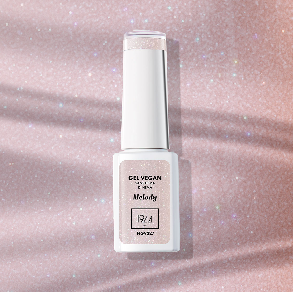 Le Gel Vegan Melody - Collection Perles - Rose Pastel Irisé